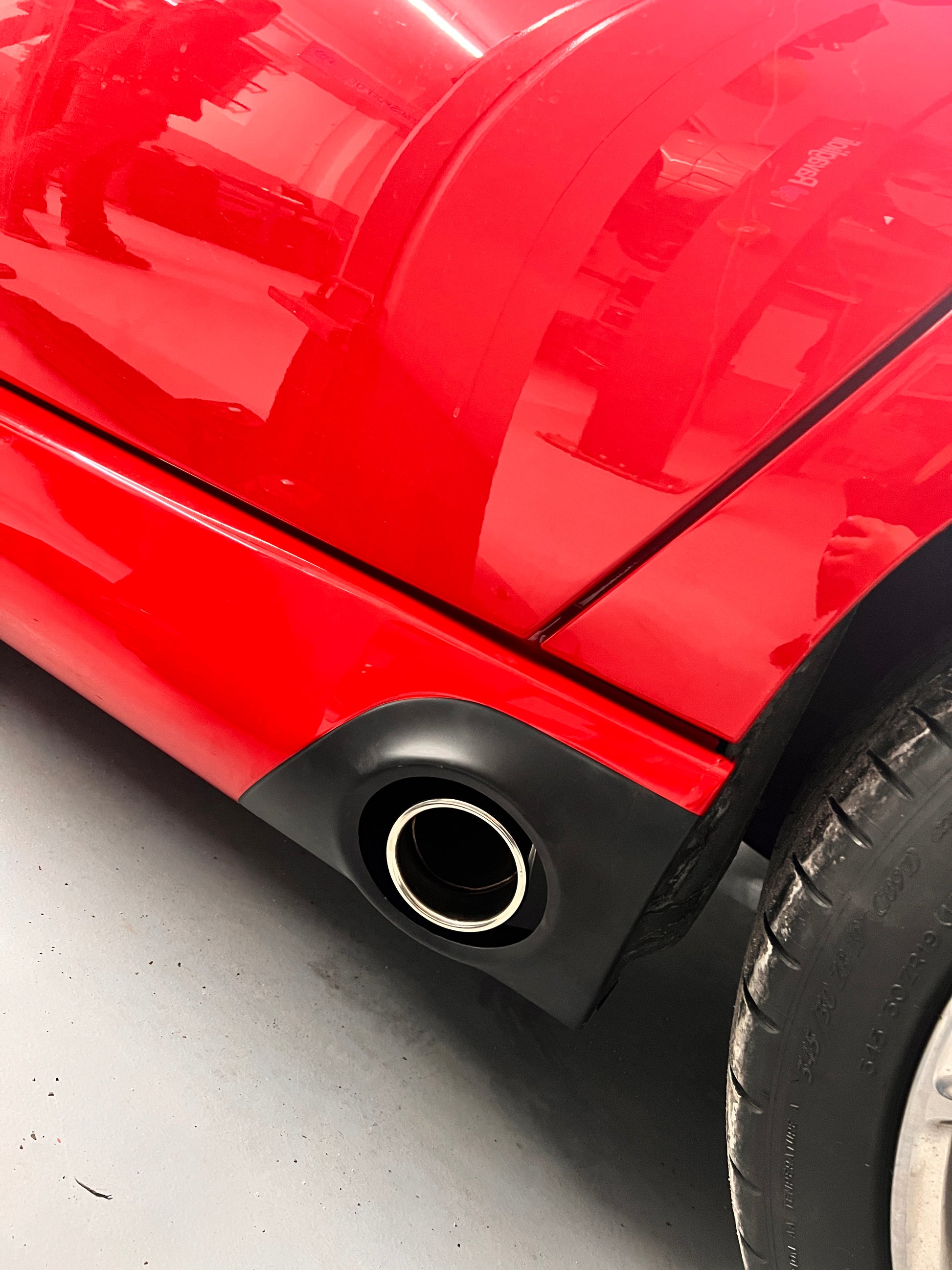 Dodge Viper SRT-10 Endschalldämpfer Sidepipe mit Thermoisolierung - 1x90 Typ 12 rechts/links
