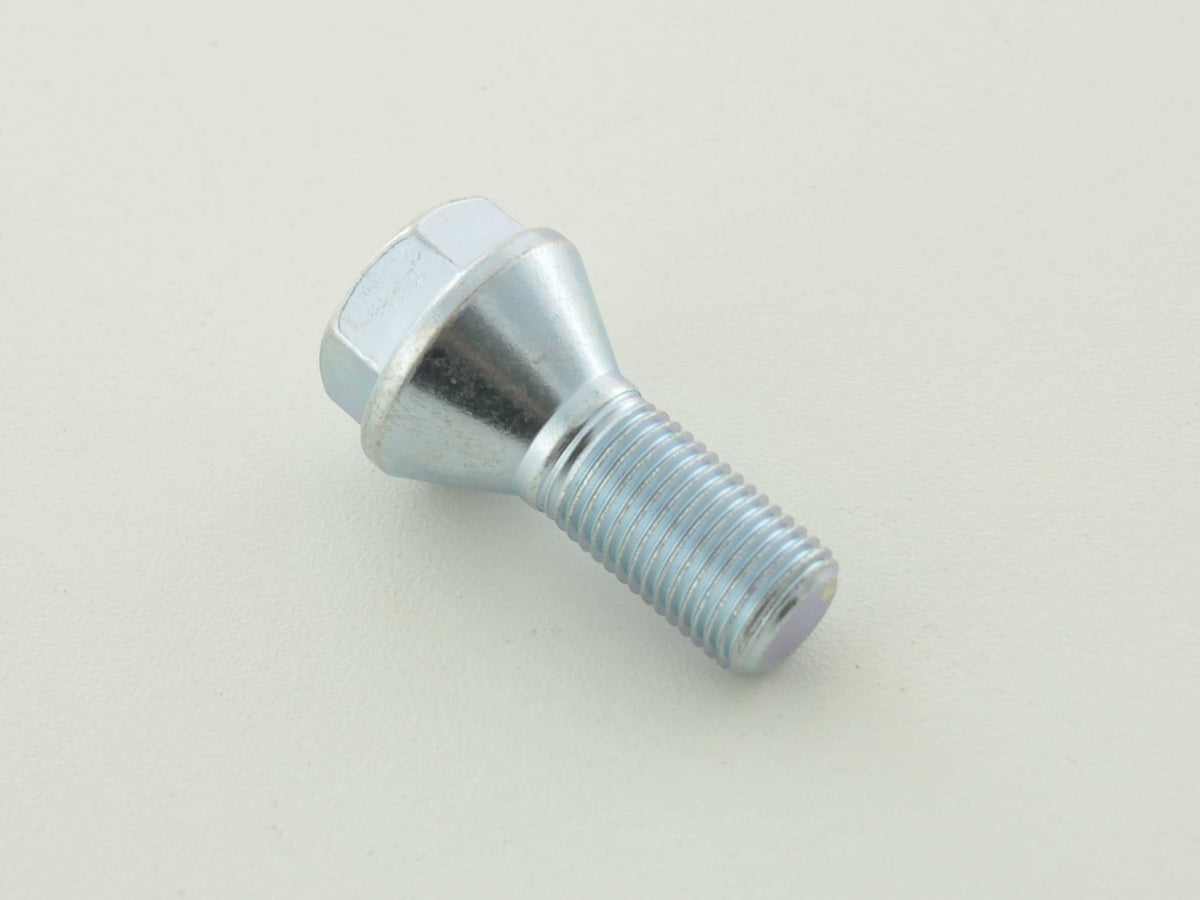 Radschraube einzeln Schaftlänge 21mm Kegelbund silber M12x1,5