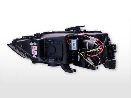Scheinwerfer Set LED Tagfahrlicht Audi A4 8K Bj. 13-15 schwarz