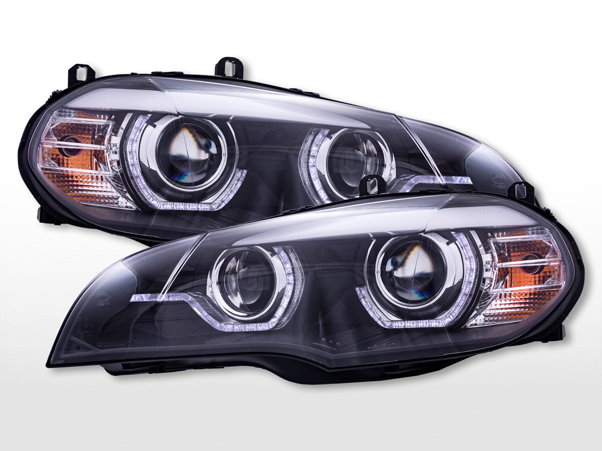 Xenon Daylight Scheinwerfer mit LED Tagfahrlicht BMW X5 E70  2008-2010 schwarz