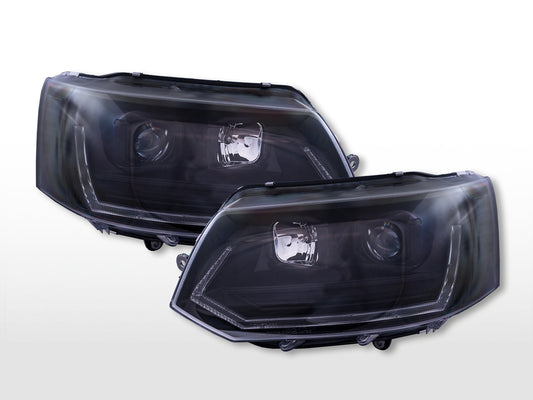 Halogen Scheinwerfer Set VW T5 Bj. ab 10 schwarz