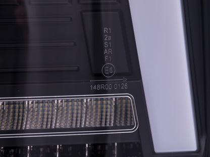 LED Rückleuchten Set VW T6 Bj. ab 20 Flügeltüren schwarz