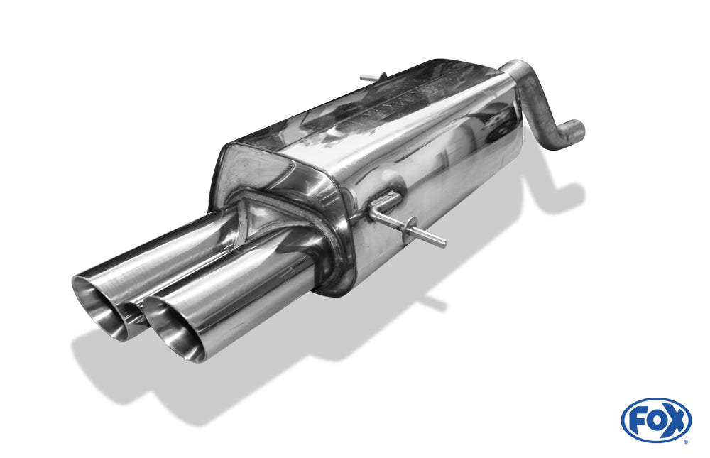 Ford Fiesta VII/ Fiesta VII Sport - 1,0l Eco Boost 1,4l Endschalldämpfer - 2x80 Typ 25