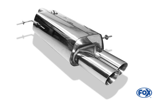 Ford Fiesta VII/ Fiesta VII Sport - 1,0l Eco Boost 1,4l Endschalldämpfer - 2x80 Typ 25