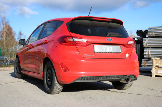 Ford Fiesta MK8 - JHH Endschalldämpfer - 1x100 Typ 25