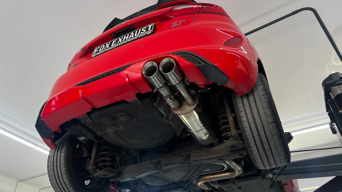 Ford Fiesta MK8 ST - JHH Anlage inkl. Abgasklappe ab OPF - 2x90mm Typ 25