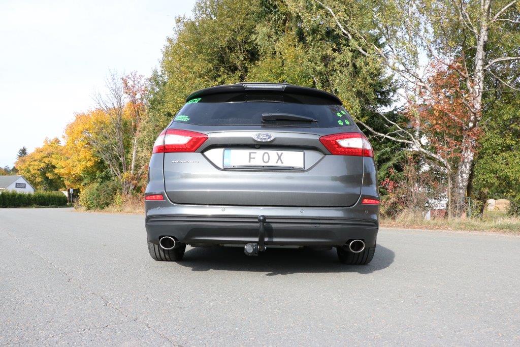 Mondeo V Schrägheck/ Turnier/ Stufenheck Endschalldämpfer quer Ausgang rechts/links - 115x85 Typ 38 rechts/links