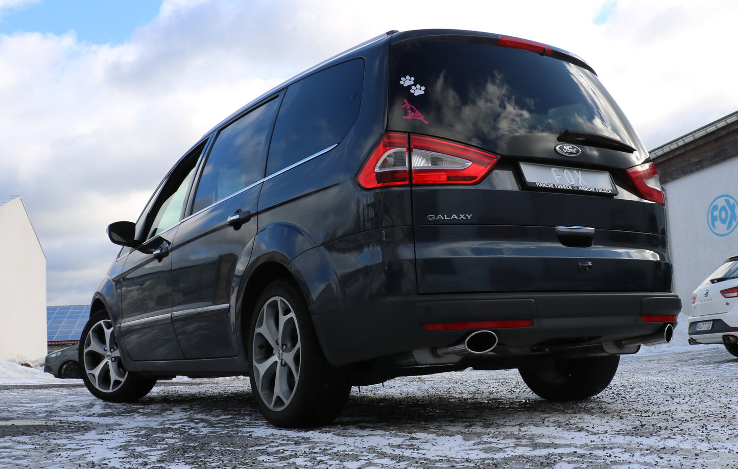 Ford Galaxy II - WA6 Endschalldämpfer rechts/links - 115x85 Typ 38 rechts/links