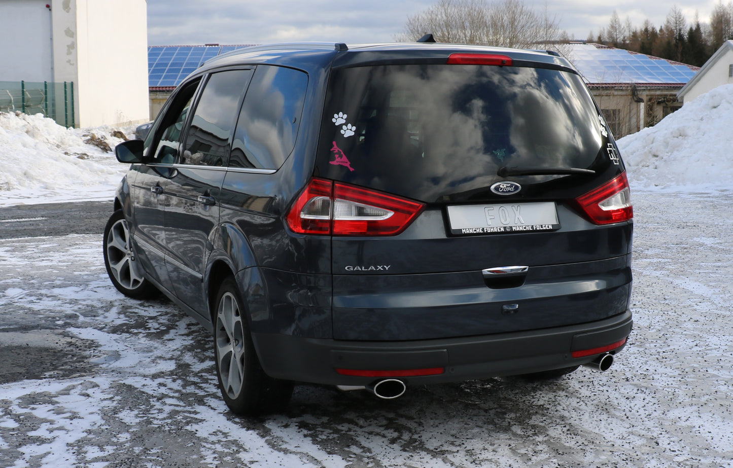 Ford Galaxy II - WA6 Endschalldämpfer rechts/links - 115x85 Typ 38 rechts/links