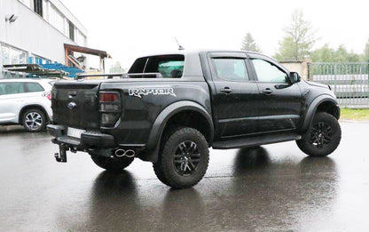 Ford Raptor - Doppelkabine Endschalldämpfer Sidepipe, Ausgang an der rechten Fahrzeugseite hinter dem Hinterrad  - 2x115x8...