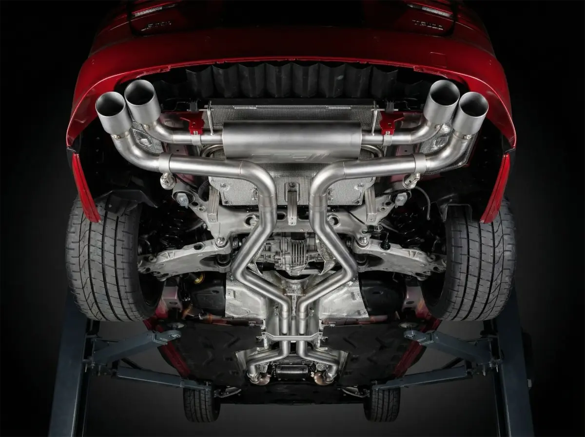 GRAIL Endrohrset | Edelstahl | passend für Alfa Romeo Giulia Quadrifoglio