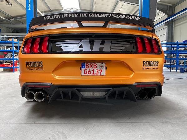 GRAIL Endrohrset | Edelstahl | passend für Ford Endrohre doppelwandig - Plug & Play (18-22 Mustang GT)