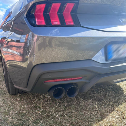 GRAIL Endrohrset | Edelstahl | passend für Ford Endrohre doppelwandig – Plug & Play (24+ Mustang GT)