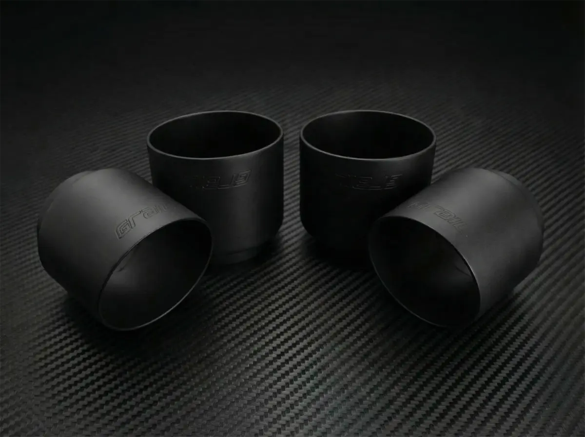 GRAIL Endrohrset | Schwarz | passend für Audi RS6/RS7 (C8)