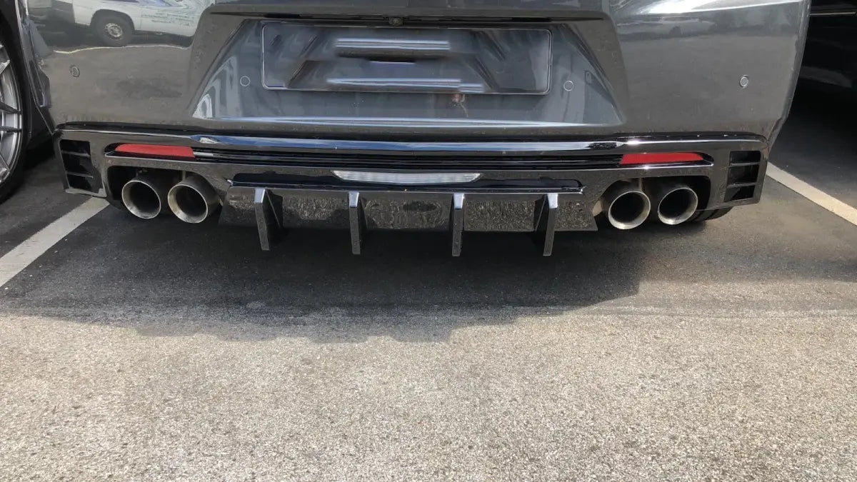 GRAIL Heckdiffusor | passend für Chevrolet 4 Rohr (Camaro 2016+) mit Rückfahrlicht Aussparung