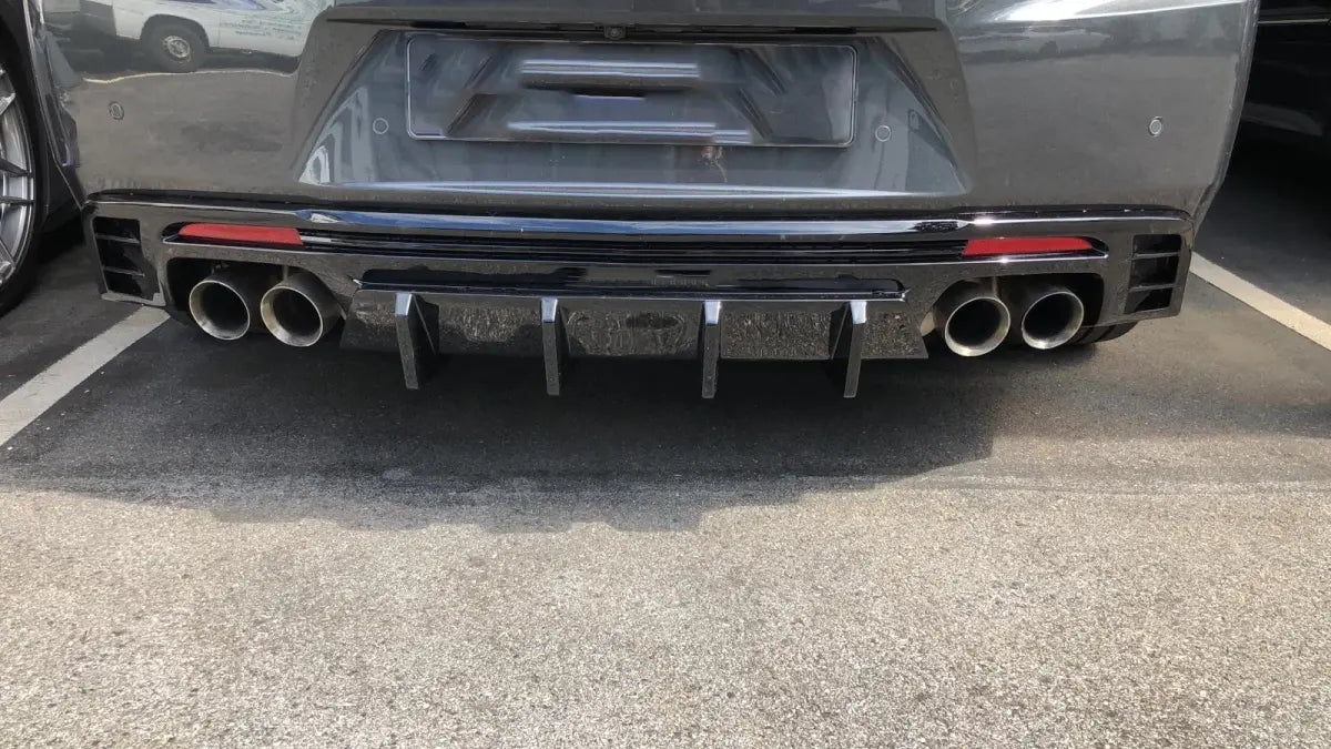 GRAIL Heckdiffusor | passend für Chevrolet 4 Rohr (Camaro 2016+) ohne Rückfahrlicht Aussparung