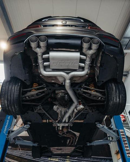 GRAIL Klappenabgasanlage | ECE | 3, 5" | ohne OPF | passend für BMW M4 F82