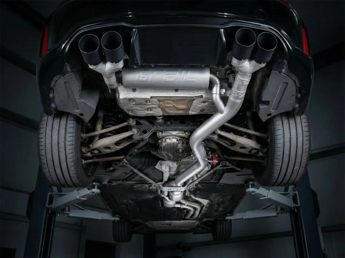 GRAIL Klappenabgasanlage | ECE | 3, 5" | passend für BMW M2 Competition F87