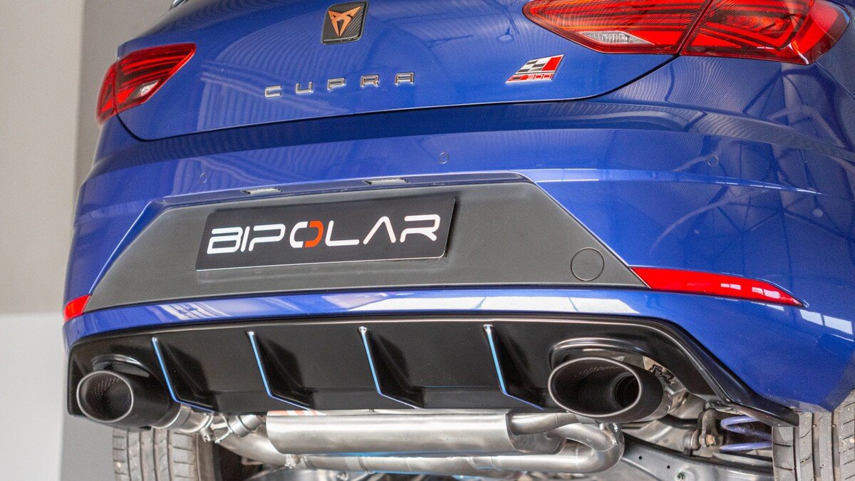 GRAIL Klappenabgasanlage | ECE | 3, 5" | passend für SEAT Leon 5F / SC Cupra