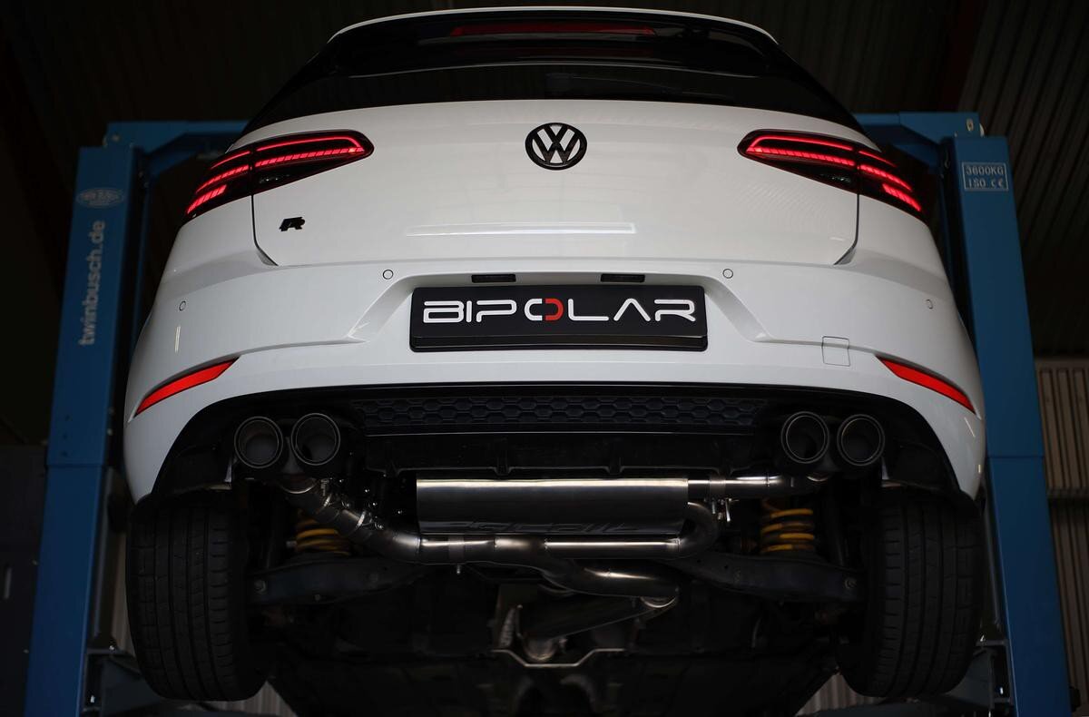 GRAIL Klappenabgasanlage | ECE | 3, 5" | passend für VW Golf 7 R FL