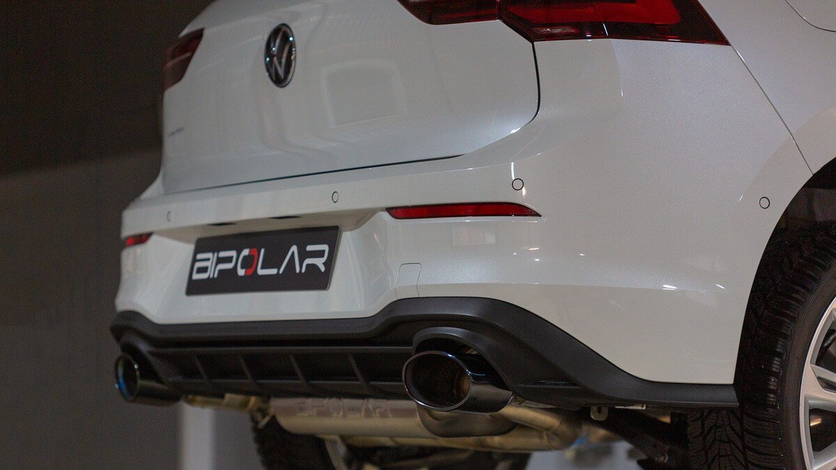 GRAIL Klappenabgasanlage | ECE | 3, 5" | passend für VW Golf 8 GTI Clubsport (DNFC)