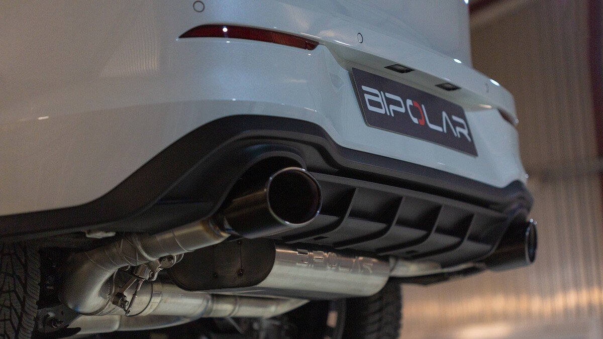 GRAIL Klappenabgasanlage | ECE | 3, 5" | passend für VW Golf 8 GTI Clubsport (DNFC)