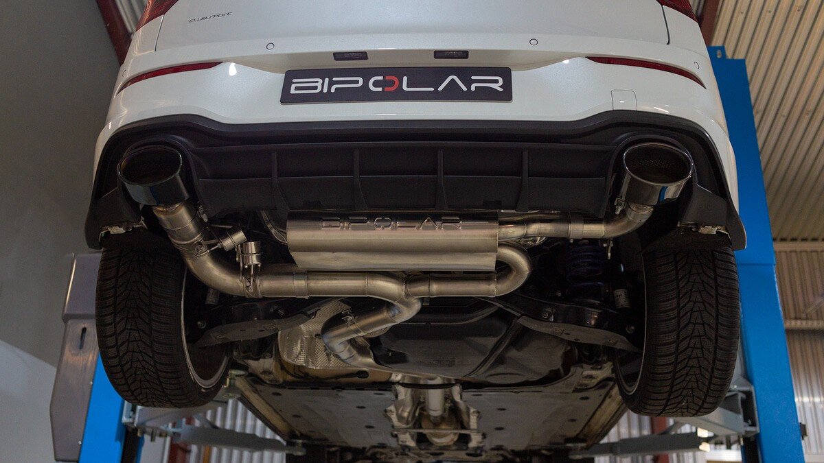 GRAIL Klappenabgasanlage | ECE | 3, 5" | passend für VW Golf 8 GTI Clubsport (DNFC)
