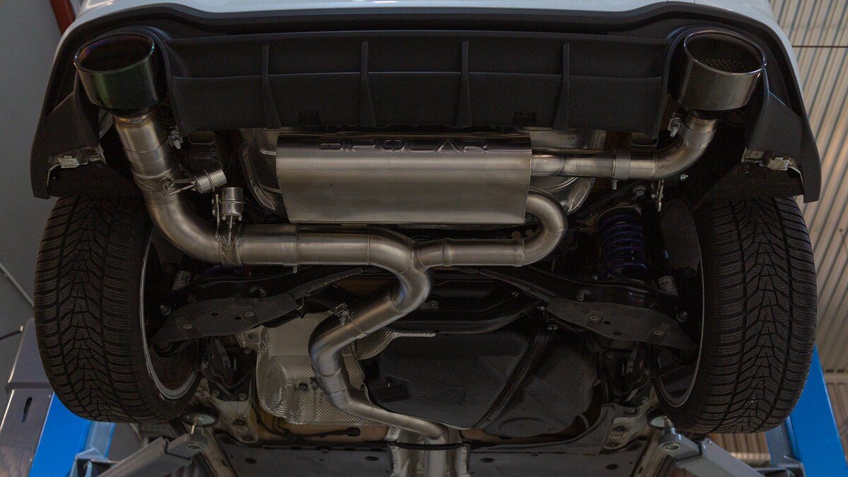 GRAIL Klappenabgasanlage | ECE | 3, 5" | passend für VW Golf 8 GTI Clubsport (DNFC)