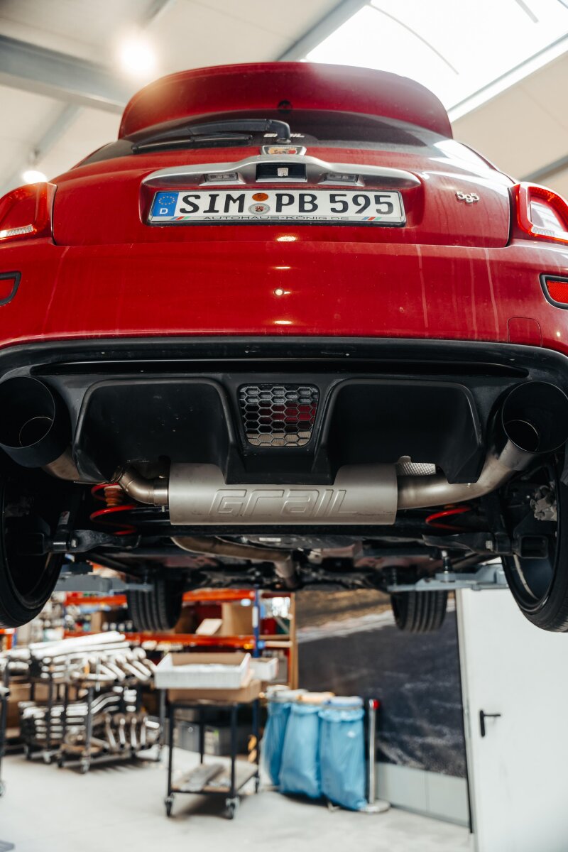GRAIL Klappenabgasanlage | ECE | passend für Abarth Fiat 595