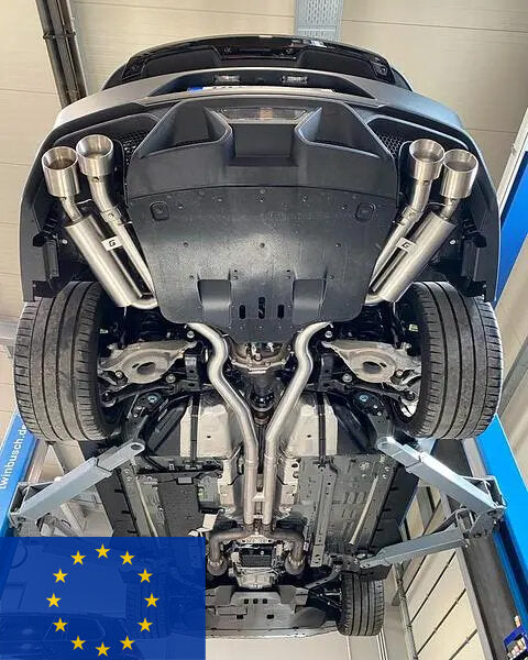 GRAIL Klappenabgasanlage | ECE | passend für Ford Mustang 5.0 GT V8 Gen. 6 S550 VFL (Bj. 2015-2017)(EU-Modell)