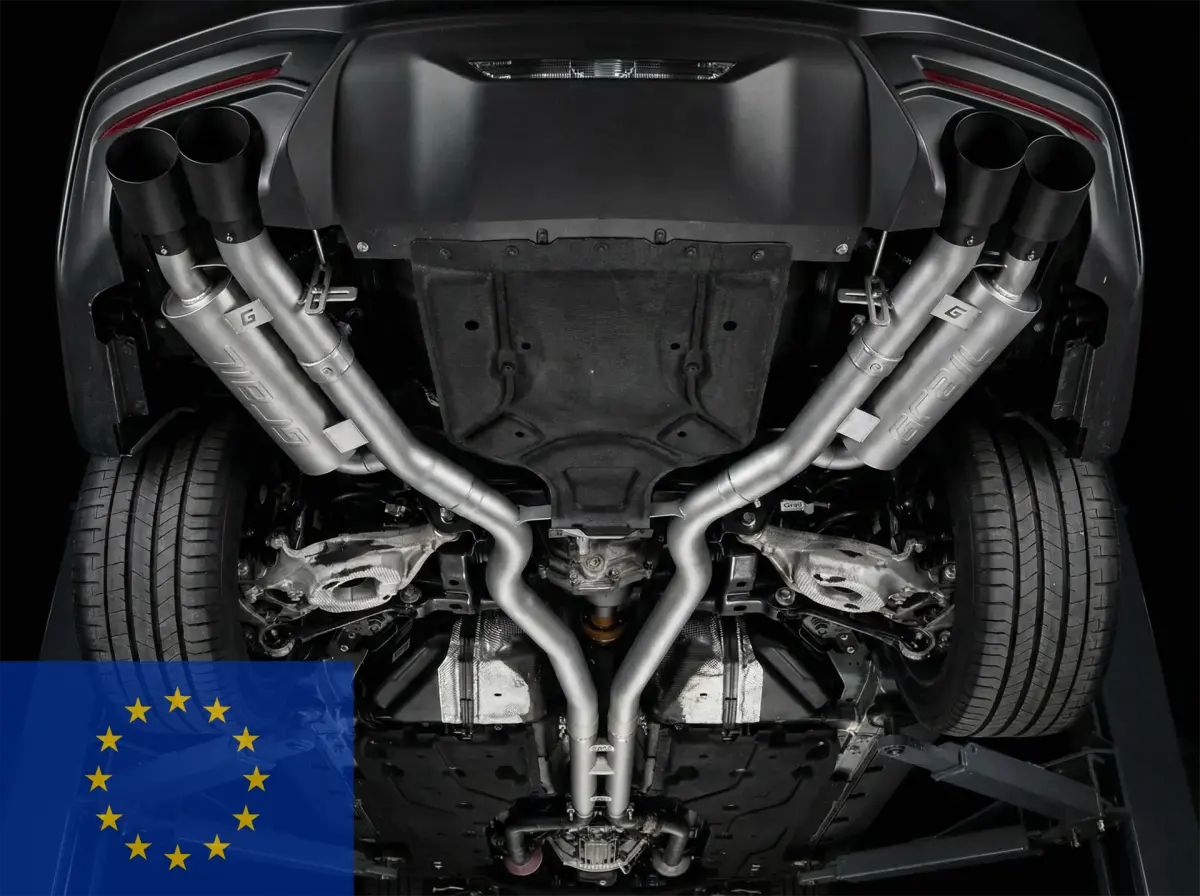 GRAIL Klappenabgasanlage | ECE | passend für Ford Mustang Gen. 7 Dark Horse S650 Coupé (Bj. ab 2024)(EU-Modell)