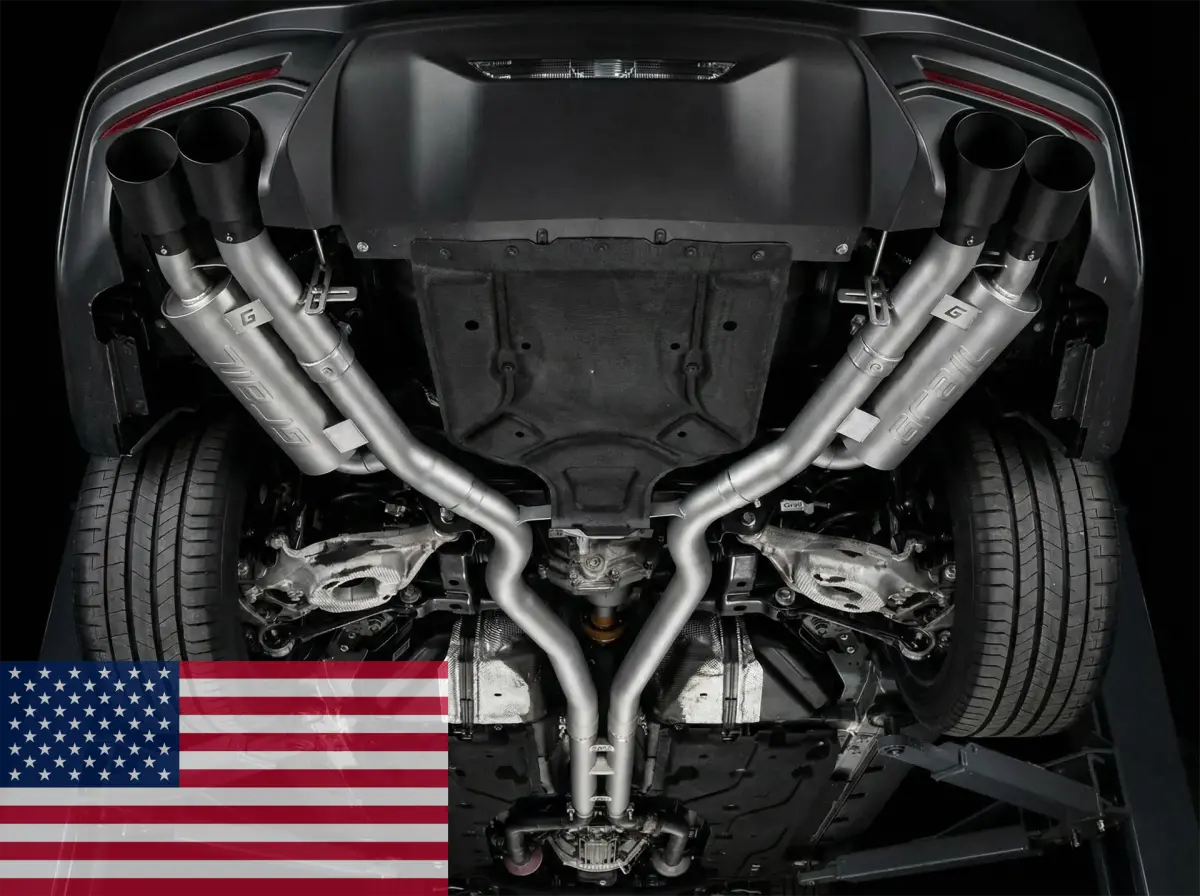 GRAIL Klappenabgasanlage | ECE | passend für Ford Mustang Gen. 7 Dark Horse S650 Coupé (Bj. ab 2024)(US-Modell)