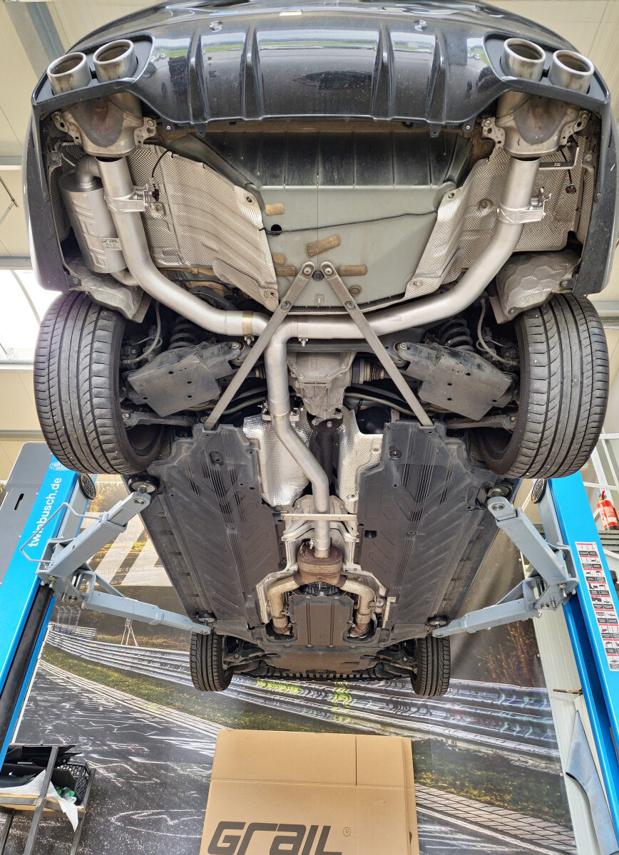 GRAIL Klappenabgasanlage | ECE | passend für Mercedes-AMG C43 205 ohne PAGA