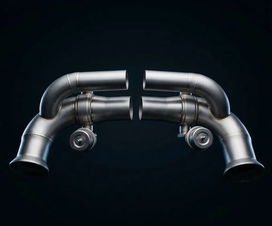 GRAIL Klappenabgasanlage | ECE | passend für Porsche 911 GT3 (991.1) Link Pipes