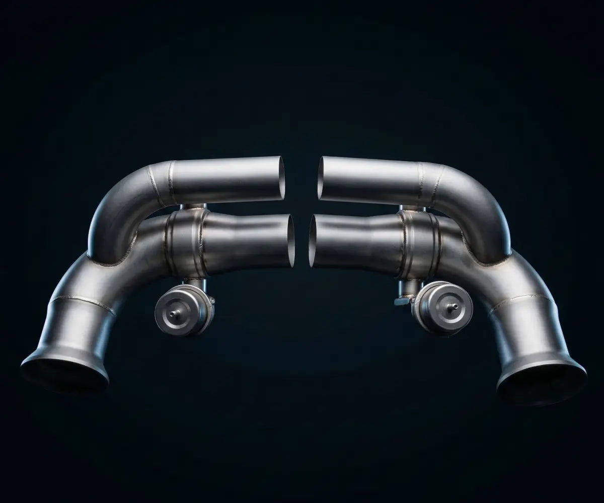 GRAIL Klappenabgasanlage | ECE | passend für Porsche 911 GT3 RS (991.1) Link Pipes