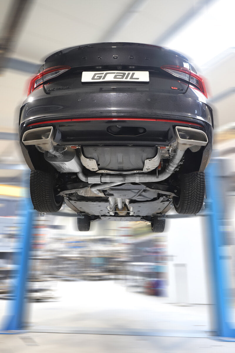 GRAIL Klappenabgasanlage | ECE | passend für Škoda Octavia III RS 5E Combi