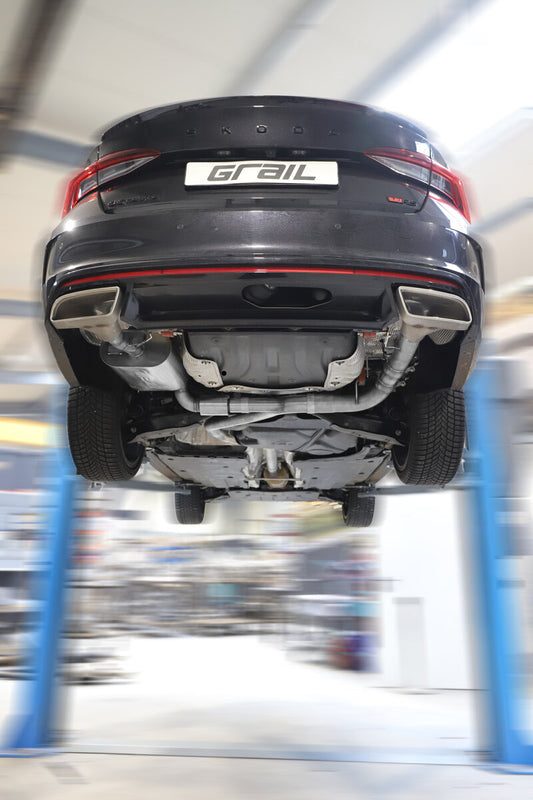 GRAIL Klappenabgasanlage | ECE | passend für Škoda Octavia III RS 5E Combi