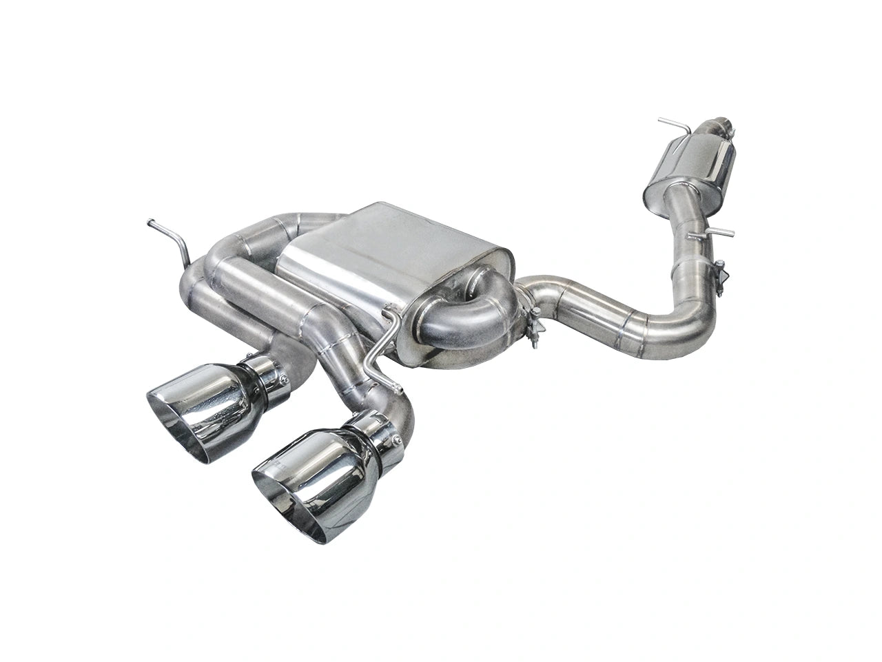 EGO-X Abgasanlage 3,5" VW Golf 5 R32, Golf 6 R  (mit ECE*)