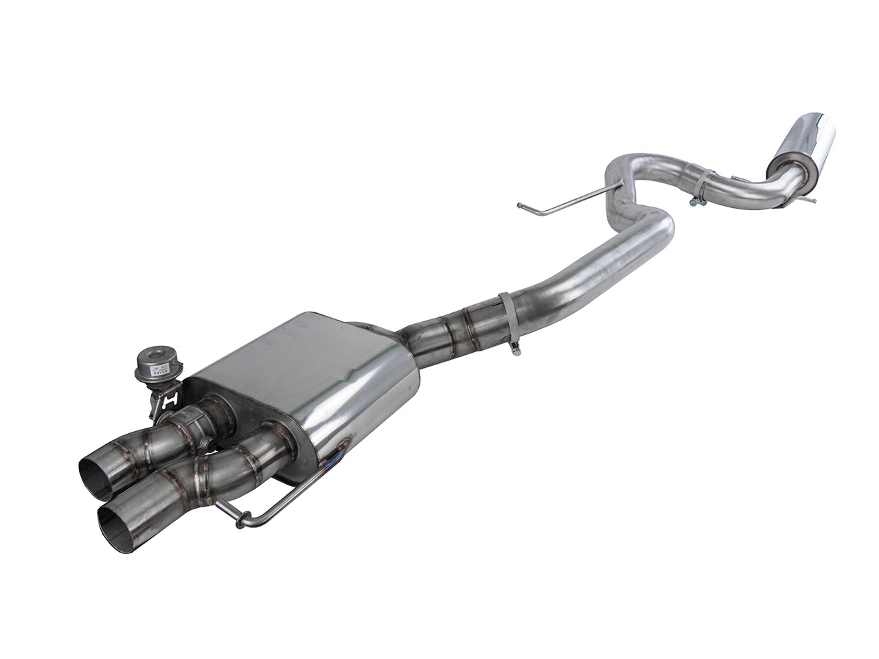 EGO-X Abgasanlage 3" Skoda Octavia 1Z, VW Jetta Mk5/6 2.0 T(F)SI 200PS (mit ECE*)