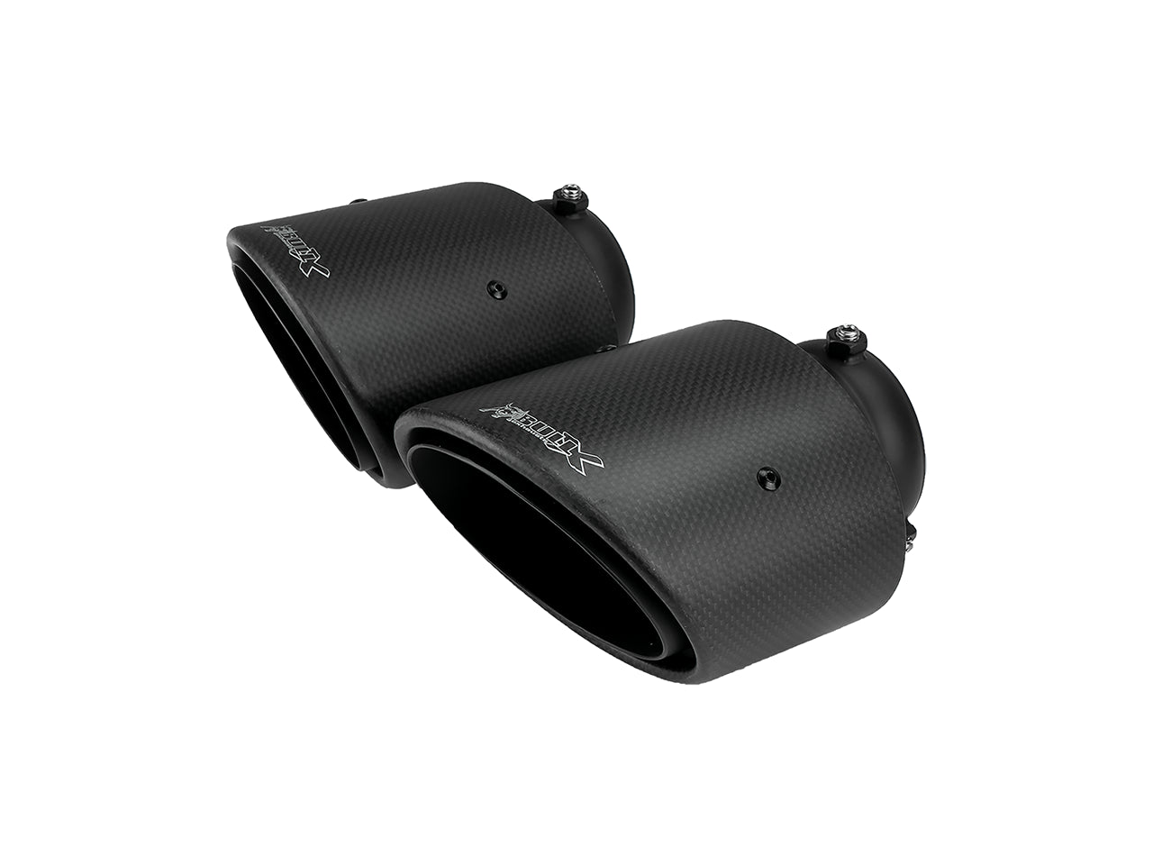 Bull-X Endrohrset: Typ 3 Carbon Oval 126x94