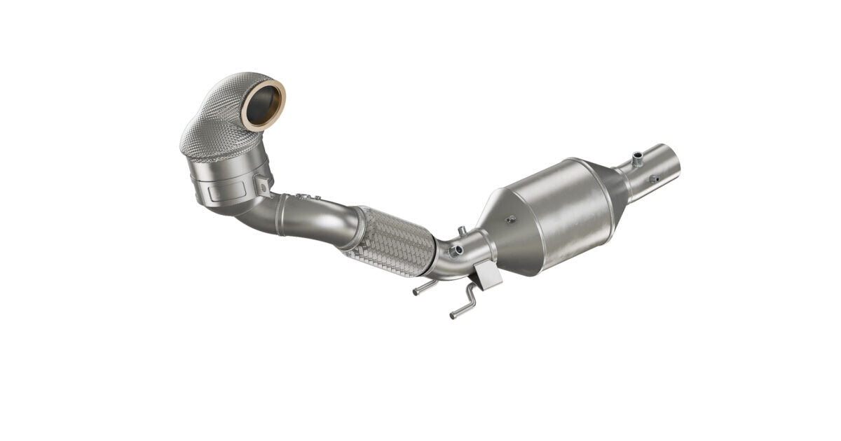HJS Downpipe | ECE | Ø 76 mm | passend für 2.0 TSI EA888 MQB-Modelle