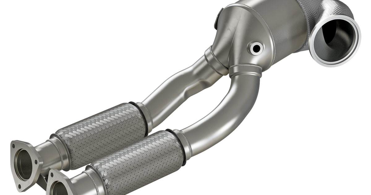 HJS Downpipe | ECE | Ø 96 mm | passend für Audi RS3 (8V) / TT RS (8S)