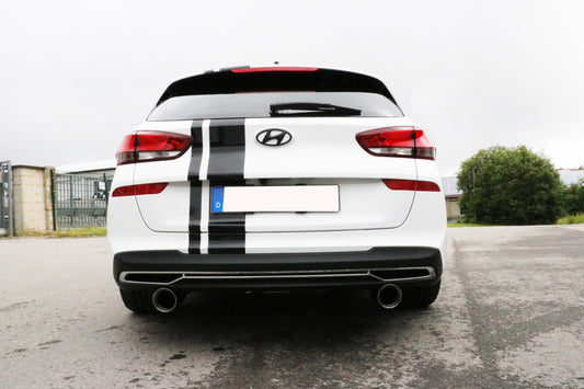 Hyundai i30 PDE Kombi Endschalldämpfer quer Ausgang rechts/links - 1x90 Typ 25 rechts/links