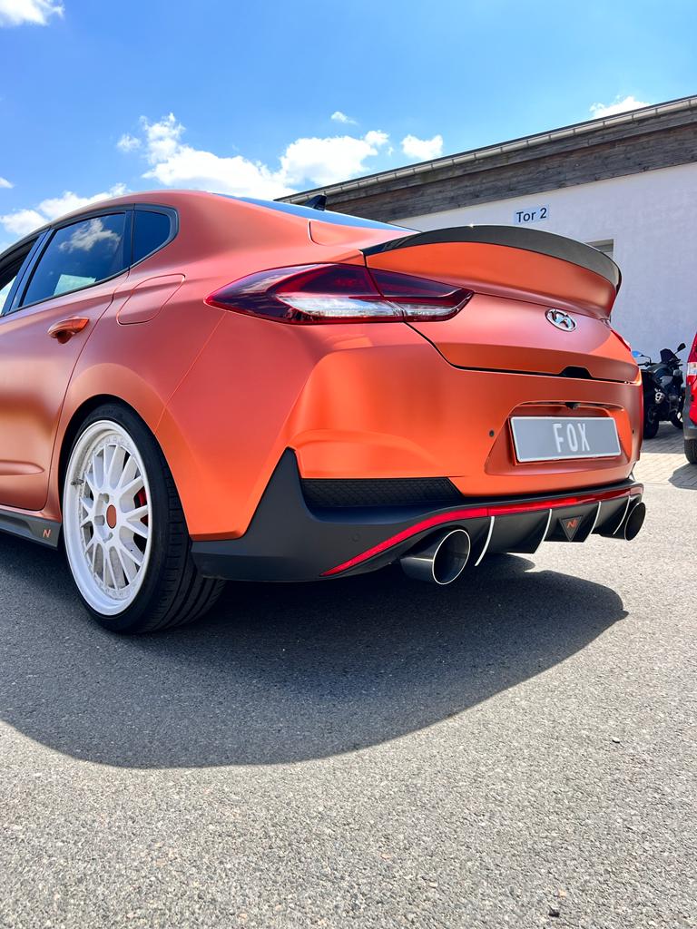 Hyundai i30N Fastback Facelift Endrohre passend auf den originalen Endschalldämpfer - 1x130 Typ 14 rechts/links