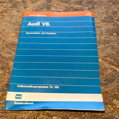 VAG Serviceheft Selbststudienprogramm Audi V8