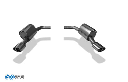 Jaguar XK8/ XKR Typ QEV/ QDV Endschalldämpfer rechts/links Ø63,5 - 115x85 Typ 33 rechts/links