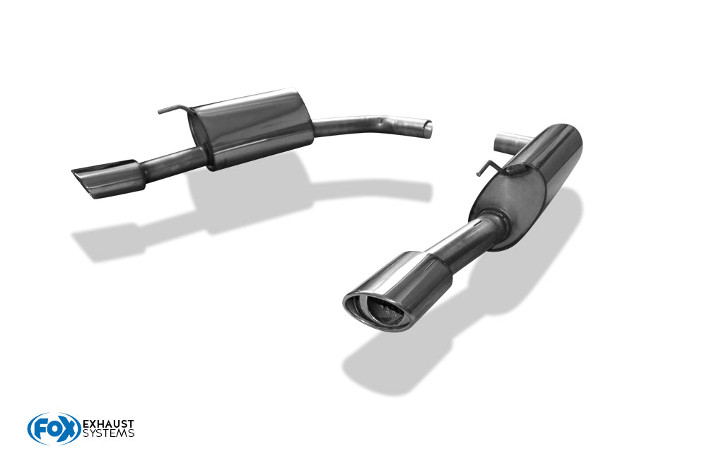 Jaguar XK8/ XKR Typ QEV/ QDV Endschalldämpfer rechts/links Ø63,5 - 115x85 Typ 33 rechts/links