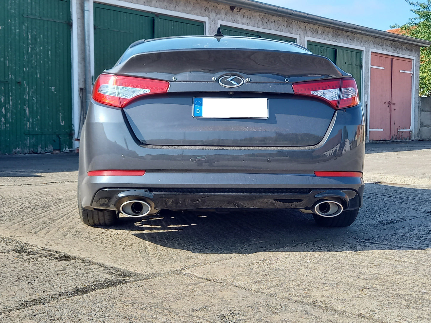 Kia Optima TF Endschalldämpfer rechts/links - 160x90 Typ 38 rechts/links