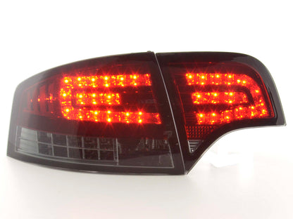 LED Rückleuchten Set Audi A4 Limousine Typ 8E  04-07 rot/schwarz