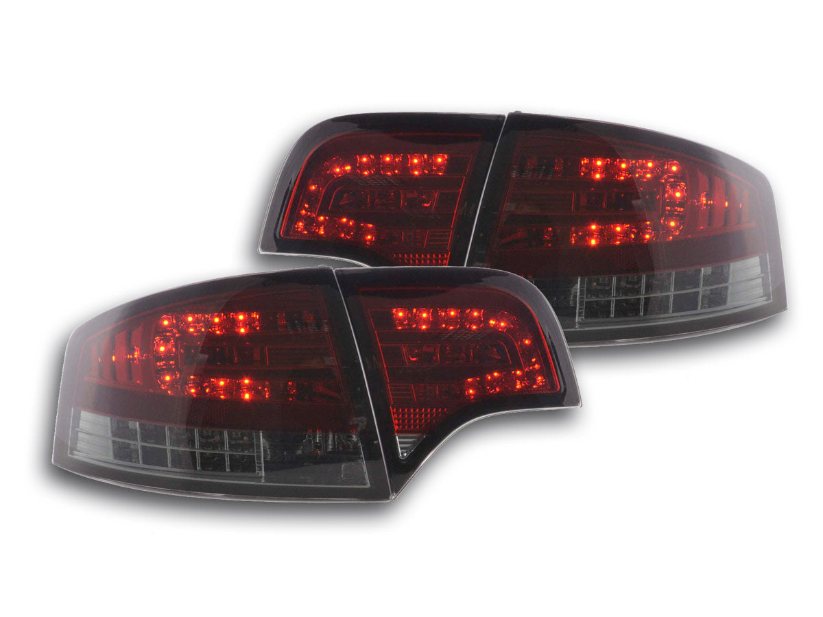 LED Rückleuchten Set Audi A4 Limousine Typ 8E  04-07 rot/schwarz